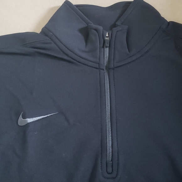 Nike Womens Dri Fit Quarter Zip Size Large Pullover Sweater - Picture 3 of 7